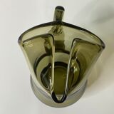 Pitcher Scandinavian design smoked glass