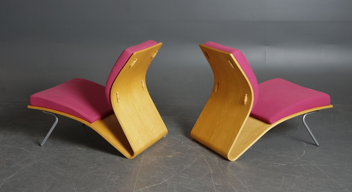 Paire de fauteuils scandinave 70's