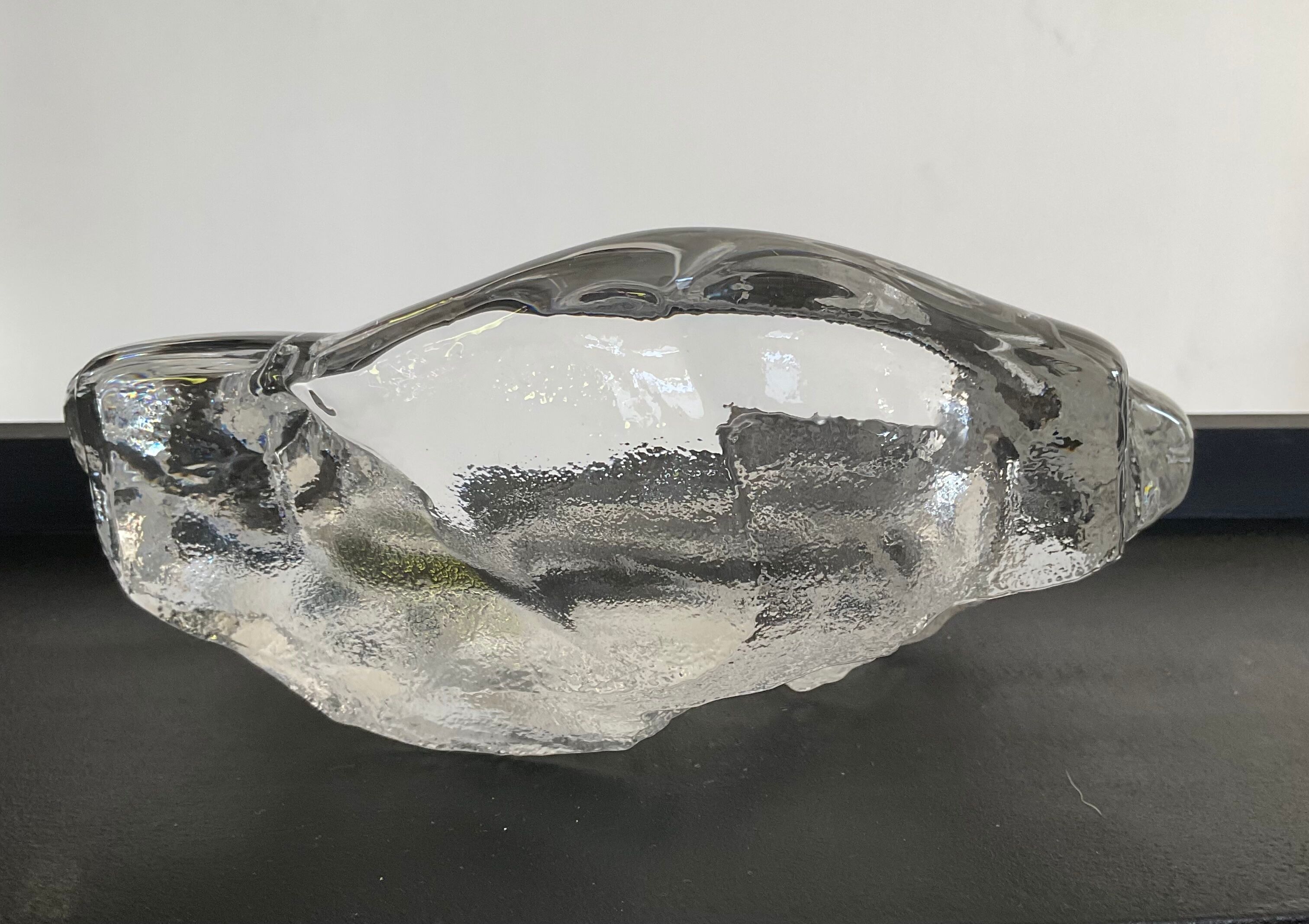 Trinket bowl vintage in 70s glass paste