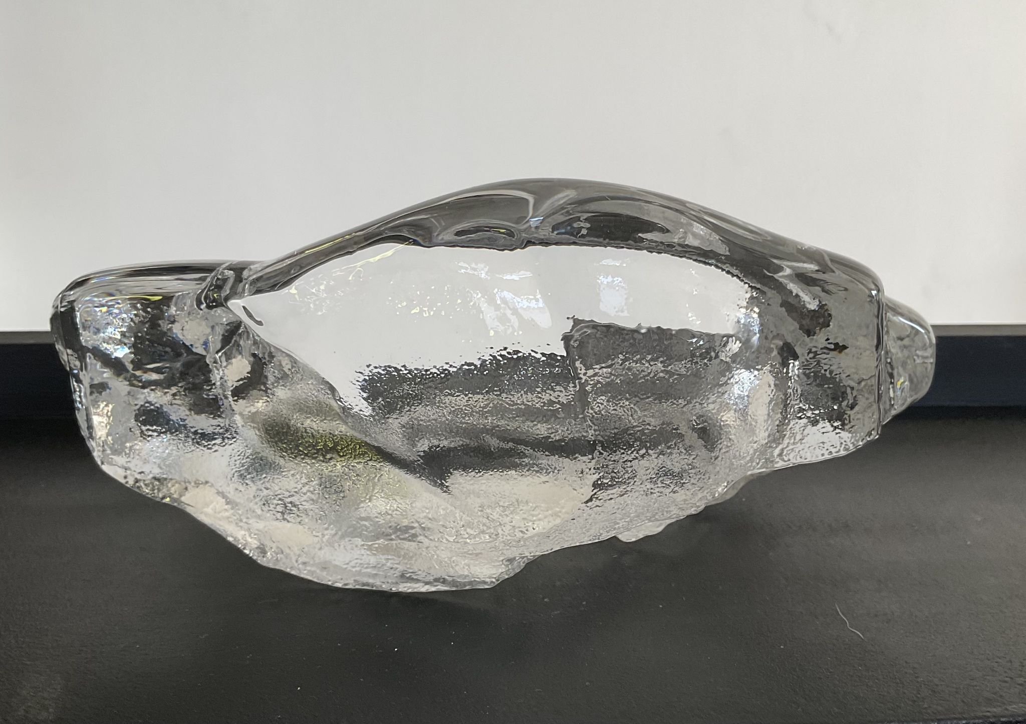 Trinket bowl vintage in 70s glass paste