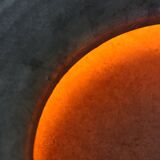 Vintage Italian Metal Donought Wall Lamp