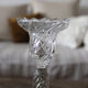 Glass candle holder