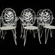 Fauteuils en fer forgé provençal des années 60, set de 6