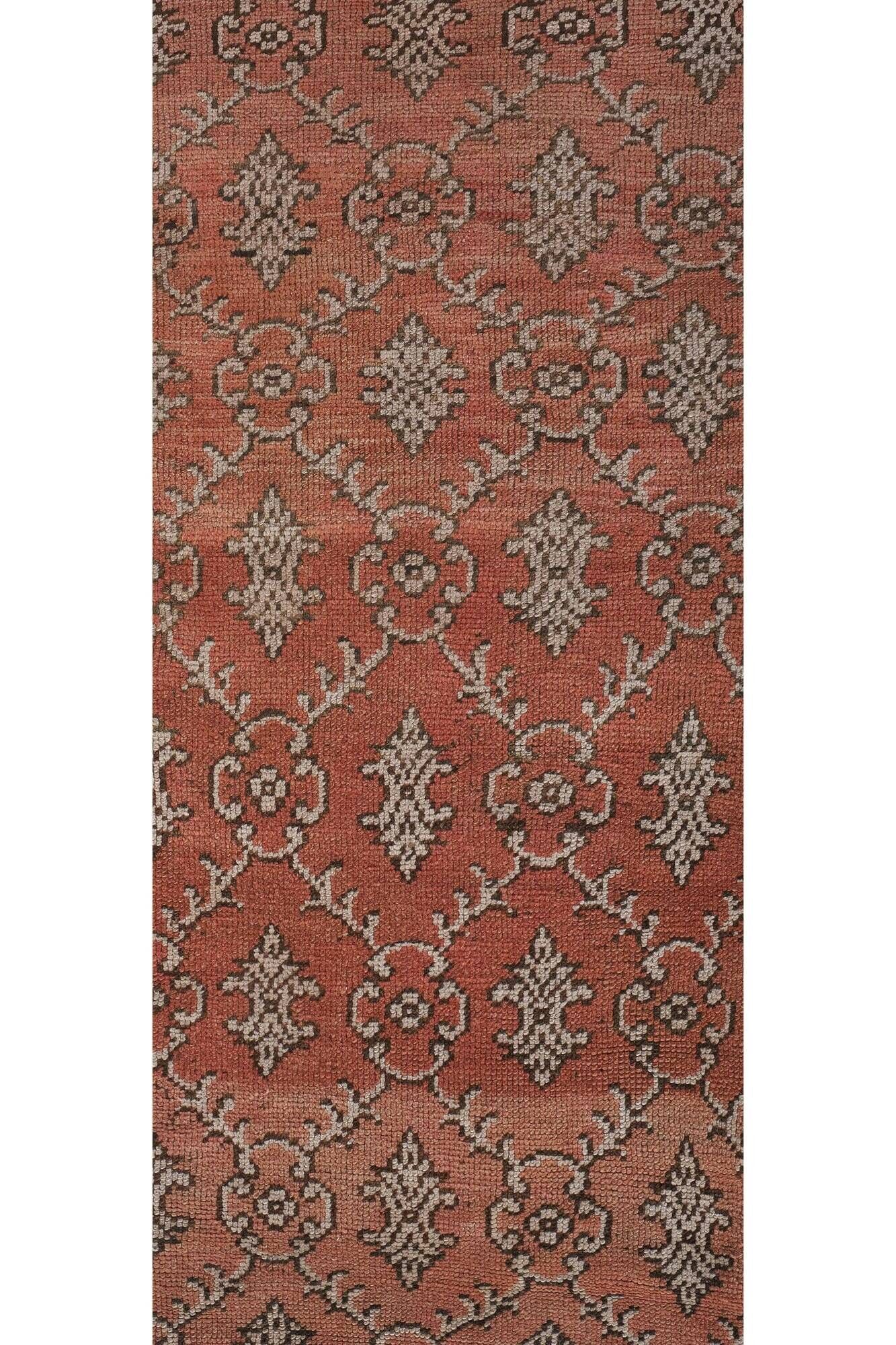 Vintage Turkish hallway rug 70x472 cm
