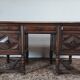 Bureau Mazarin style Louis XIII en chêne