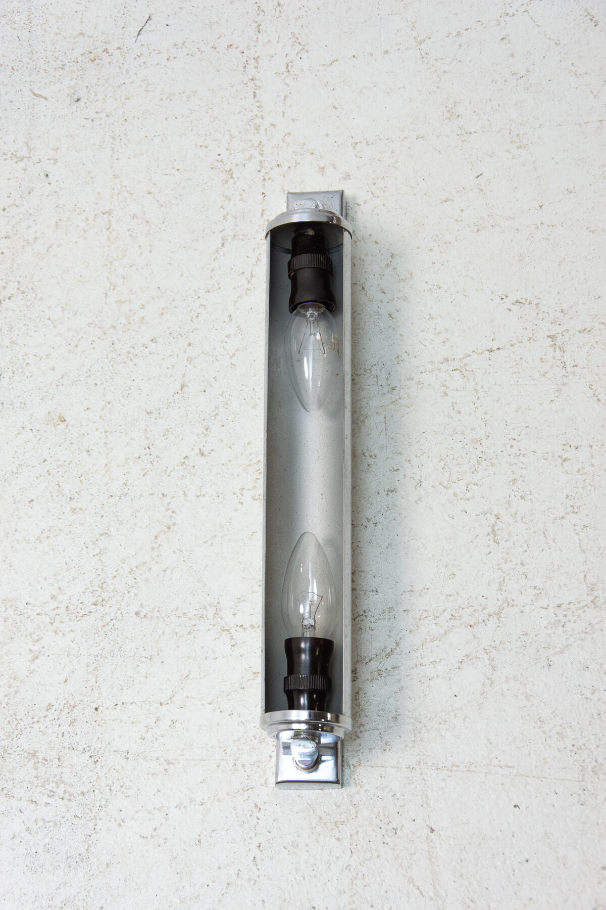 Bauhaus chromium plated wall lamp for Napako, 1940