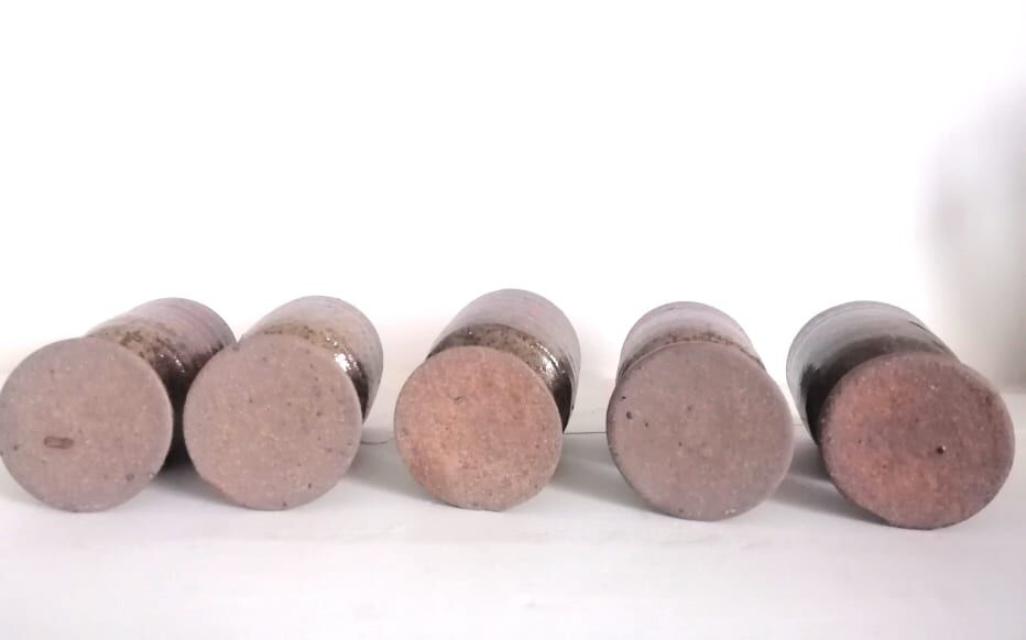 Stoneware service La borne by Guy baudat