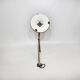Large Greek Industrial Army Wall Street Light 2 1950s