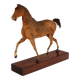 Horse sculpture by H. Fratin in wood, France, circa 1818.