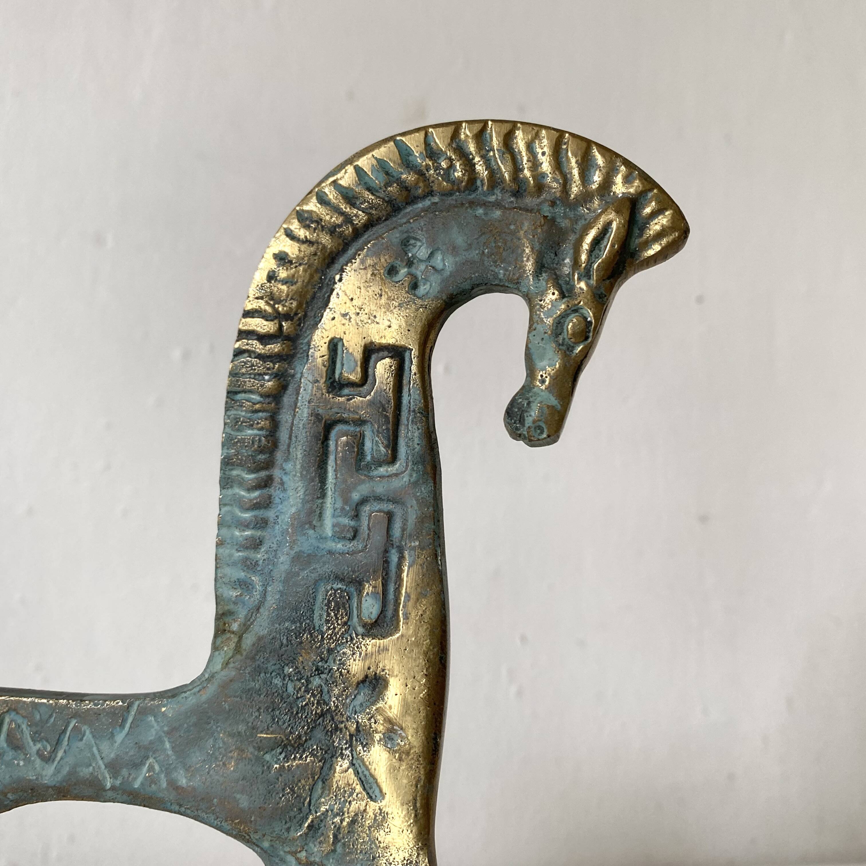 Bronze horse, Greek statue