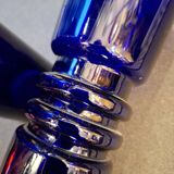 Pair of vintage cobalt blue vases