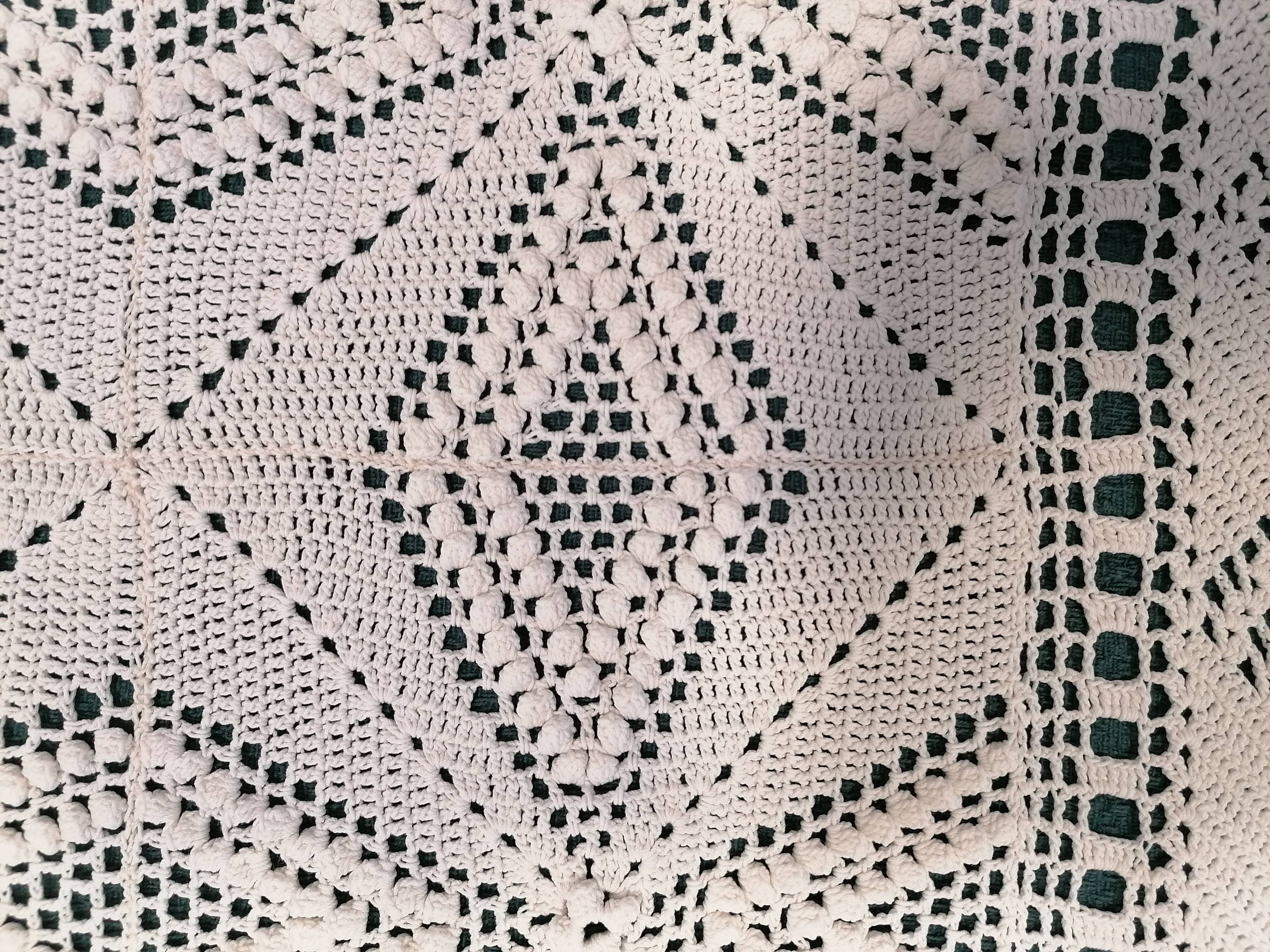 Crochet bedspread