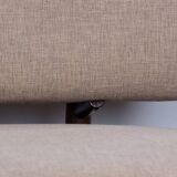 Large sofa, daybed, Scandinavian in teak and new fabric 1960.