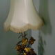 73cm gold metal lampshade with fabrics