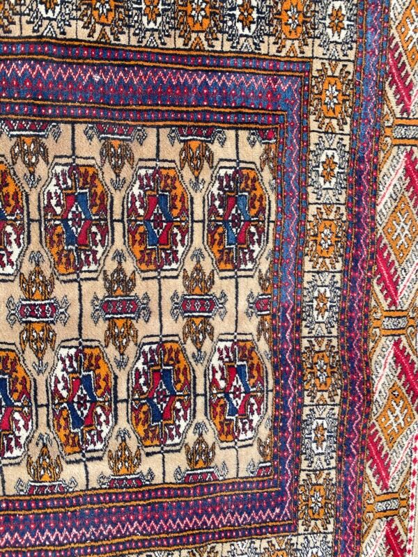 Tapis vintage Turkmen boukhara 98x162 cm