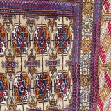Tapis vintage Turkmen boukhara 98x162 cm