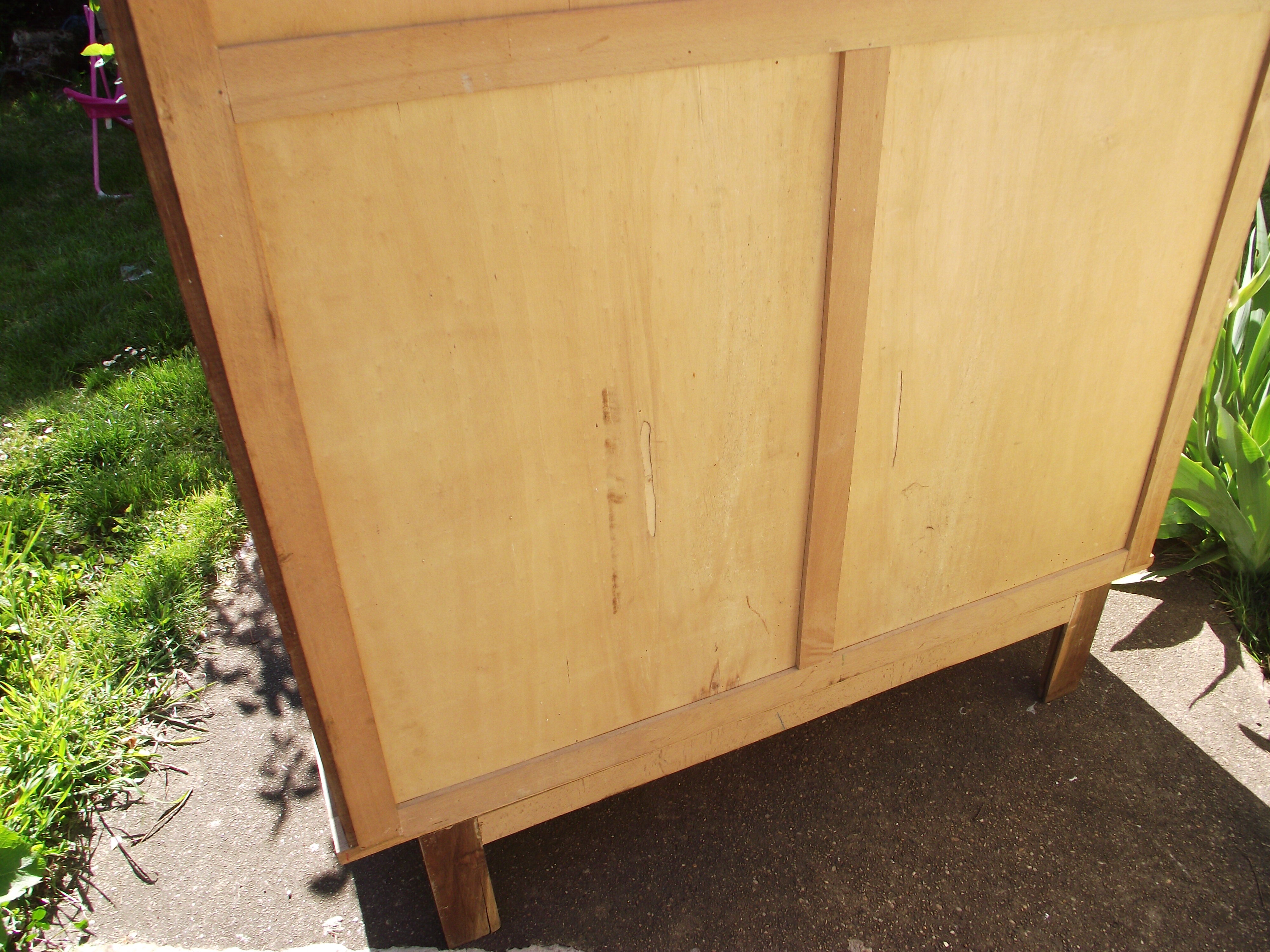 1950s oak dressing closet