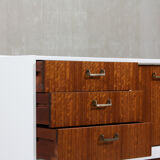 White lacquered long sideboard G Plan, 1960’s