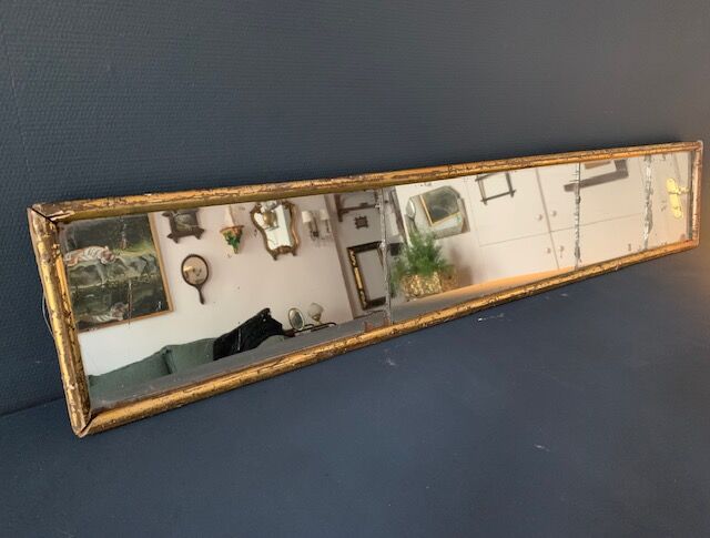 Nineteenth mirror with mercury