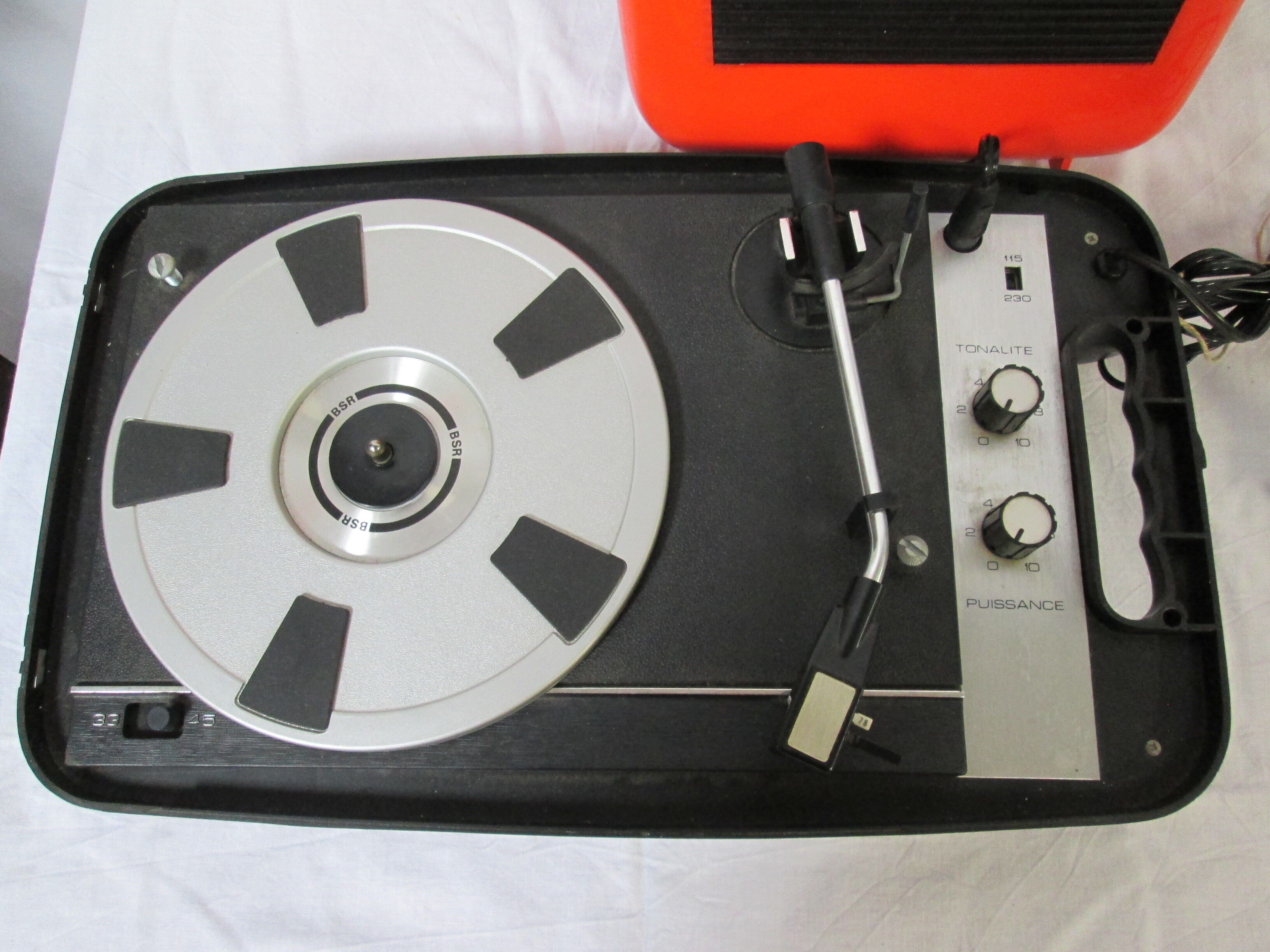 Vintage record turns