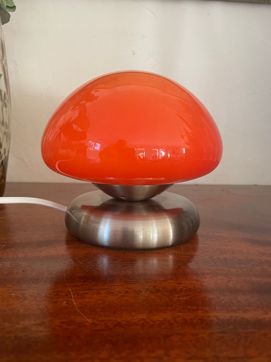 80s tactile mushroom lamp