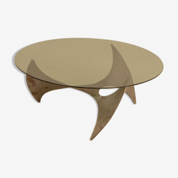 Table basse circulaire "Propeller" par Knut Hesterberg 60's