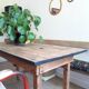 Table d'atelier en bois
