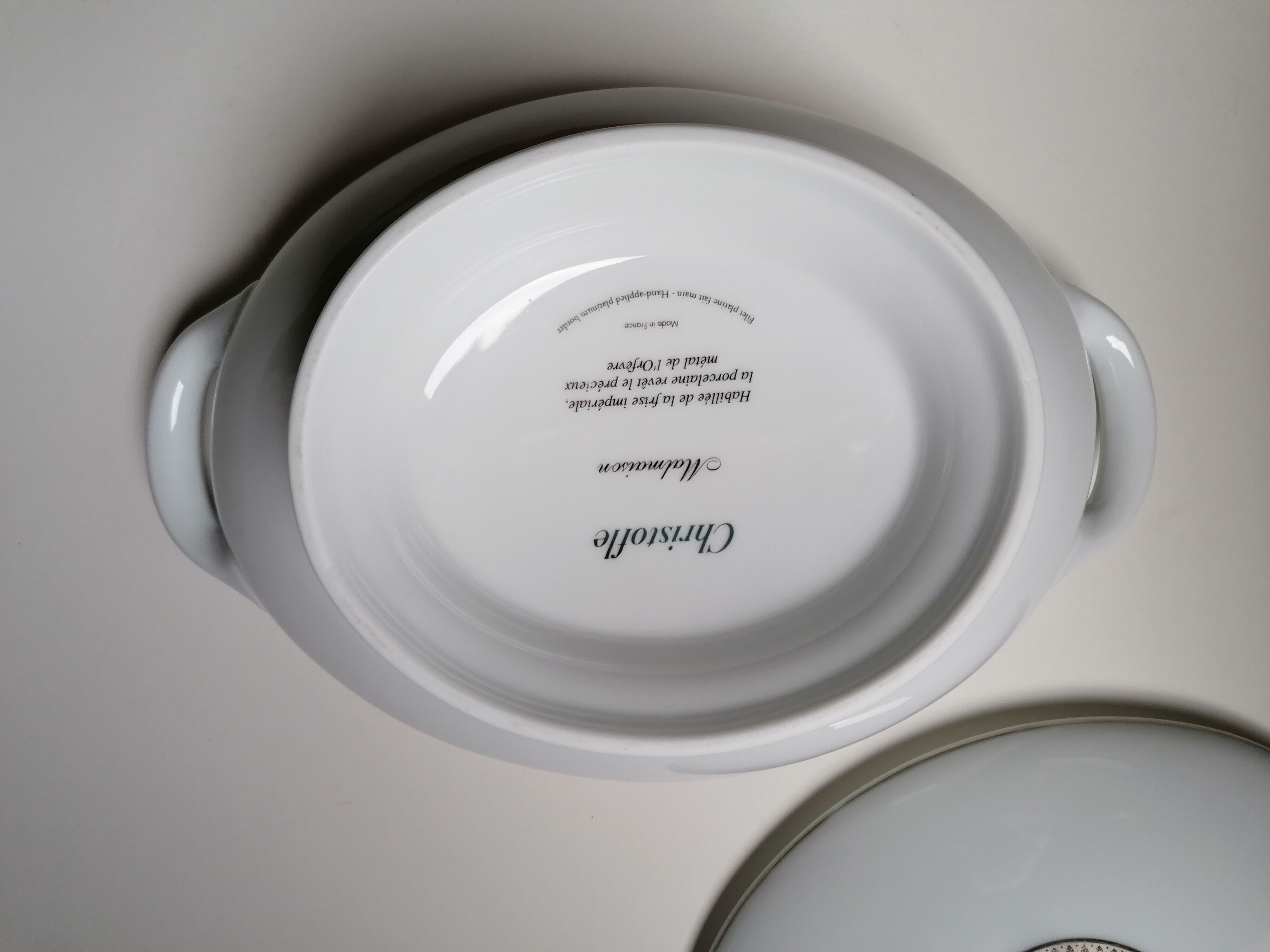 Soup or vegetable Christofle Malmaison