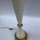 1960s laurel greek key ceramic brass table lamps hollywood regency neoclassical