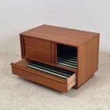 Teak bedside table/chest of drawers, 1960s