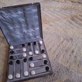 Box of 12 art deco knife holders (salt shaker, pepper shaker)