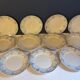 Suite of 11 flat plates iron earth