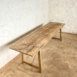 Folding guinguette table