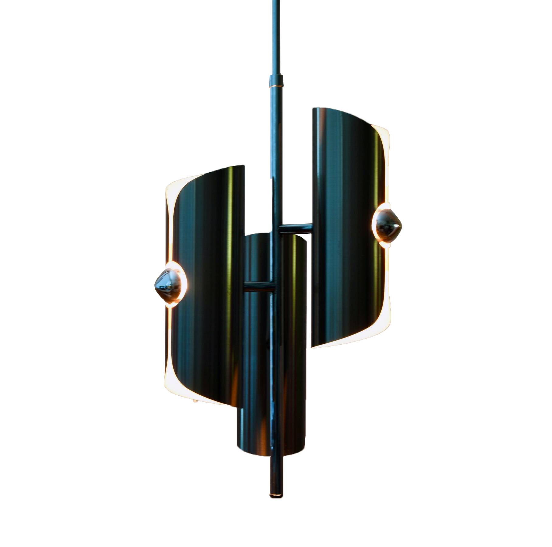 Vintage Pendant Lamp • Polam Bielsko-Biała • Space Age • 1970