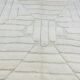 Handmade pure wool rug, size 150/250 cm.