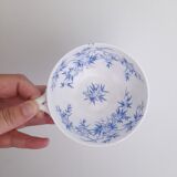2 tasses à thé porcelaine fine Sarreguemines