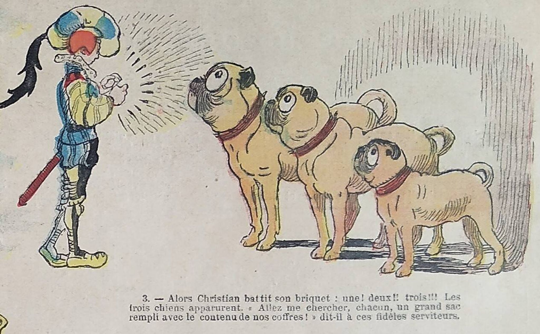 Affiche " le briquet enchanté " 1905