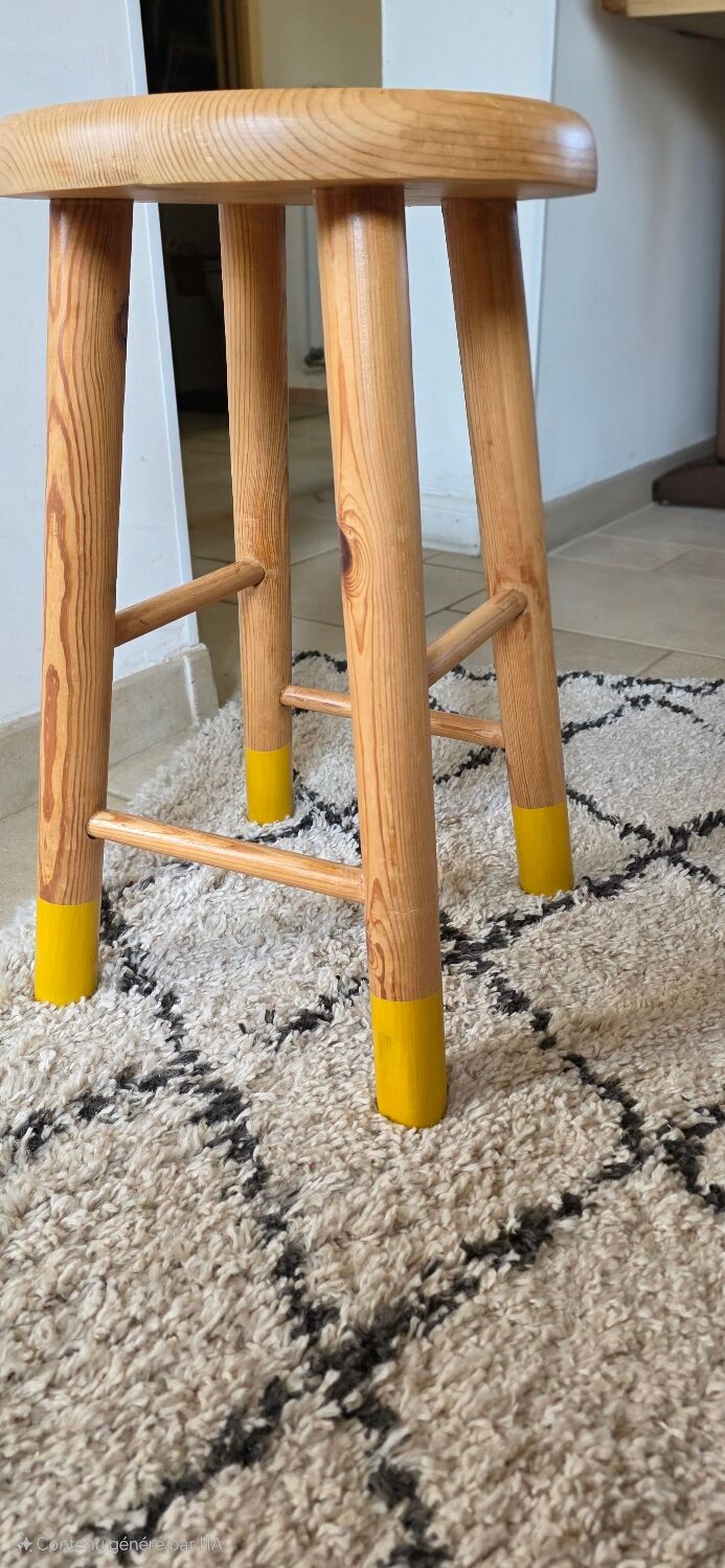 Restored vintage stool