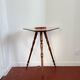 Old tripod side table