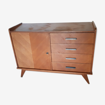 Commode années 50 pieds compas