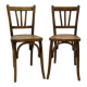 Pair of bistro chairs