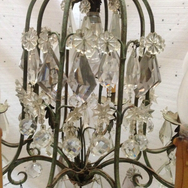 Lustre Louis XV a pampilles