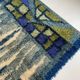 Abstract Scandinavian Multicolor High Pile Rya Rug Carpet, Sweden, 1960s