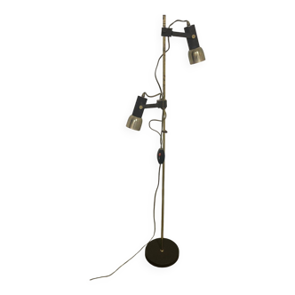 Brass floor lamp
