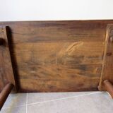 Table low spirit campaign in solid wood.