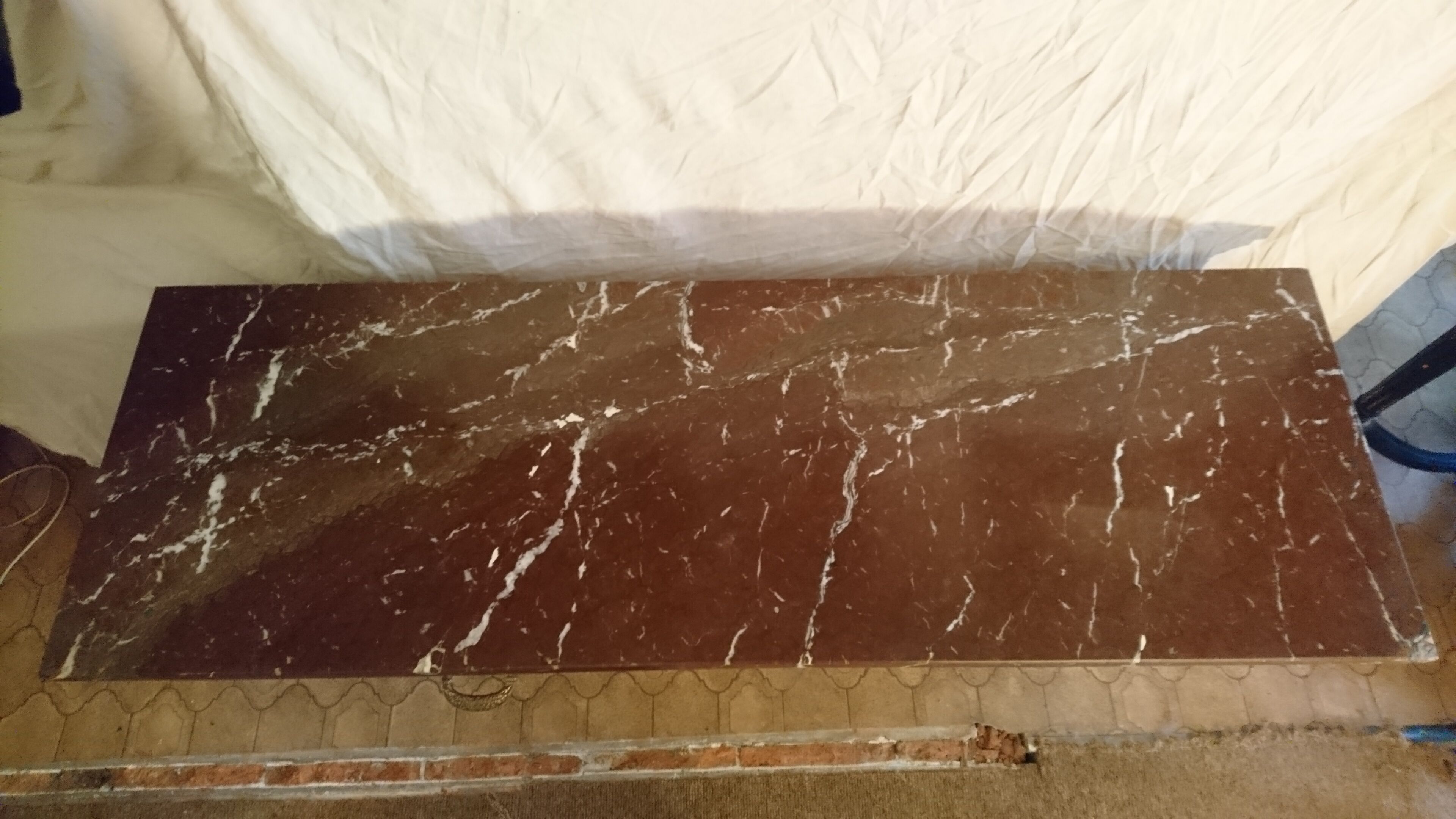 Mahogany empire style console