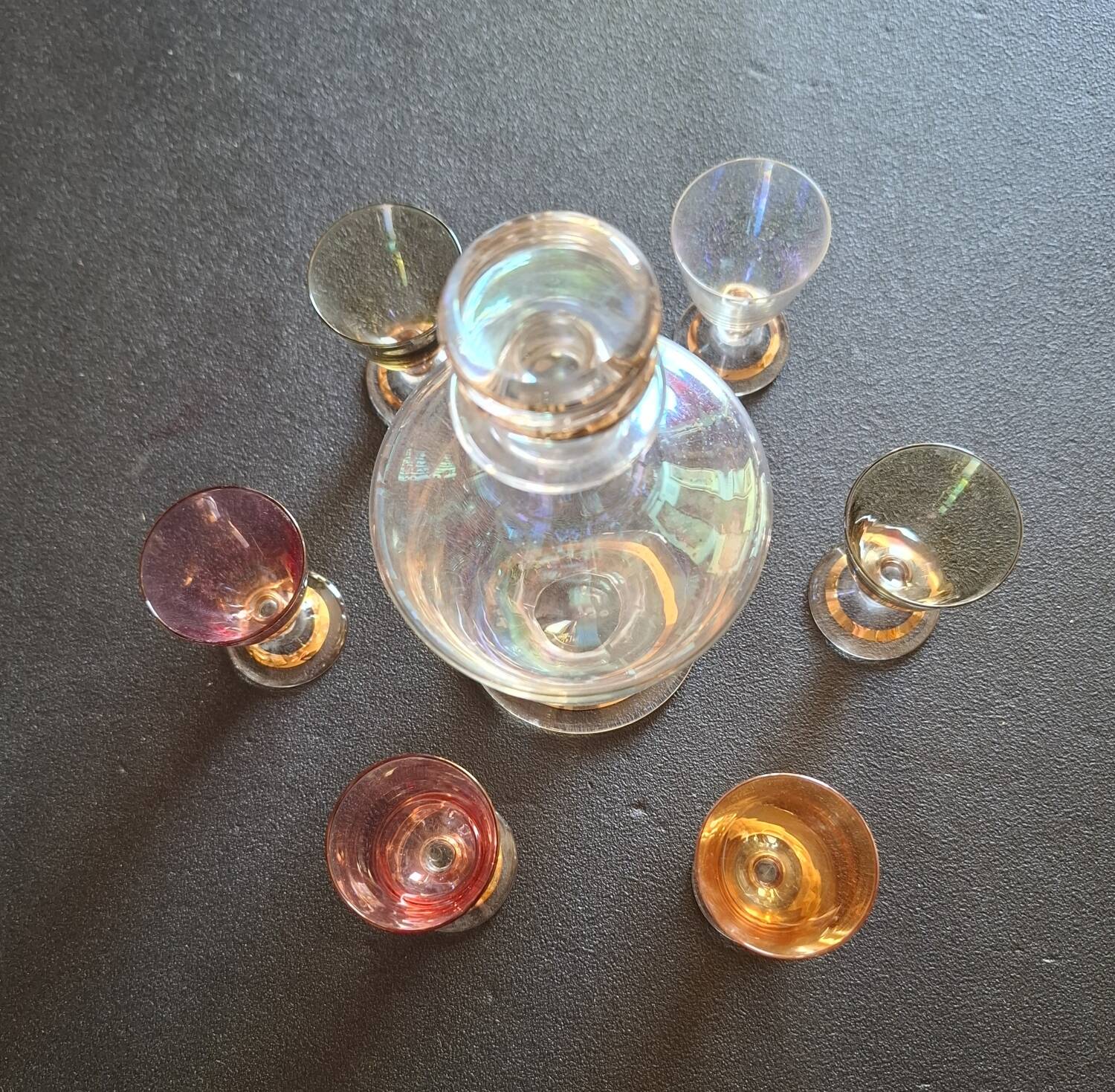 Art Deco liqueur service
