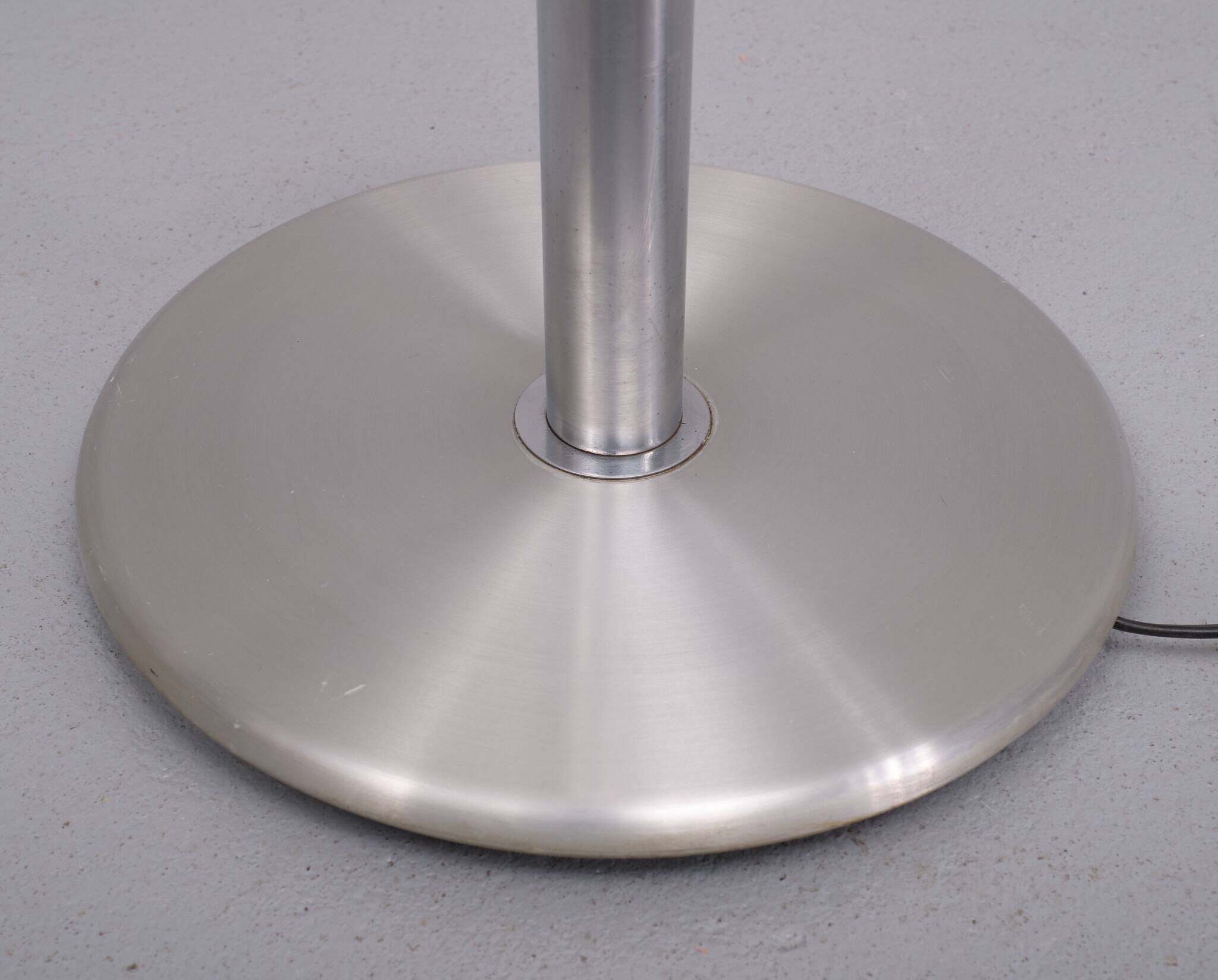 Herda Aluminum flexible goose neck floor lamp 1970s