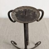 Wrought iron candlestick from the 1960s