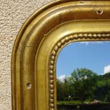 Louis Philippe style gilt mirror 54x45cm